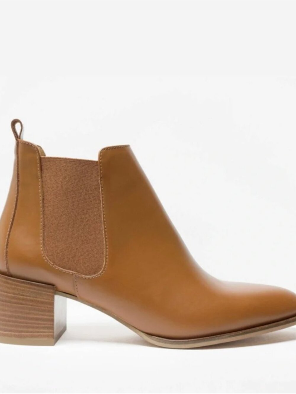 Everlane Cognac Chelsea Boots